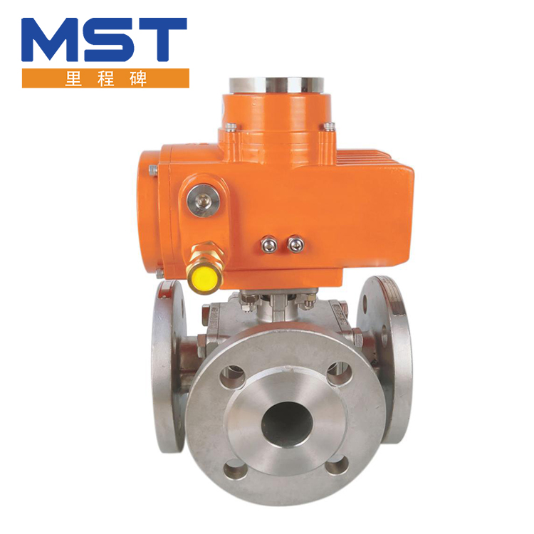 Electric Three Way Ball Valve