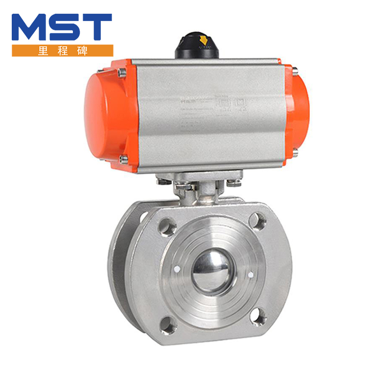 Pneumaticum Wafer Ball Valve