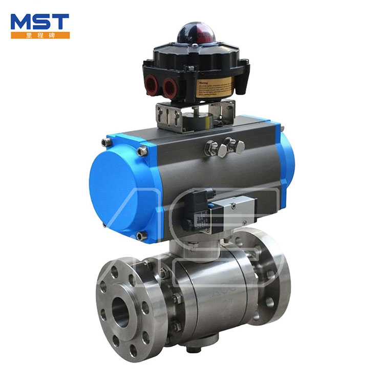 Steel Worm Apparatus Flange Trunnion Eques Ball Valve